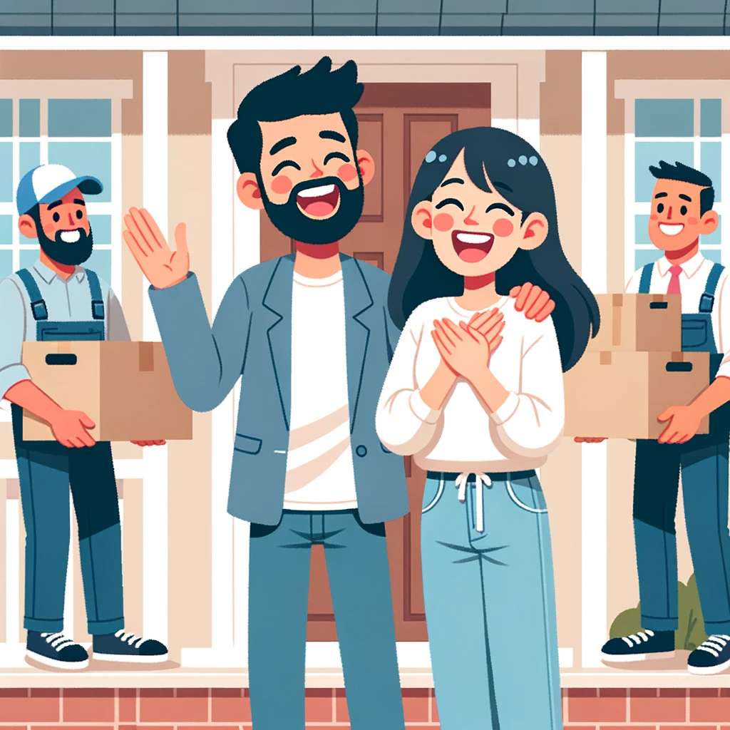 מעבר דירה של זוג